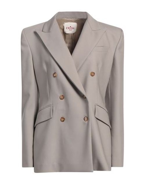 Crida Milano Woman Blazer Sand Size 2 Virgin Wool, Lycra