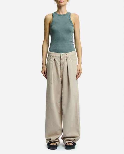 Candy Twill Wide Pants