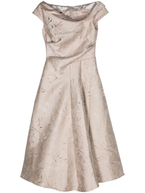 Kobold2 flared midi dress - Neutrals