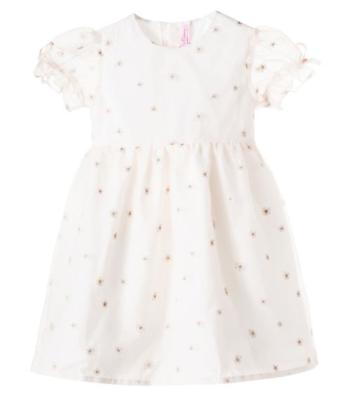 Gardenia Ceremony embroidered organza dress