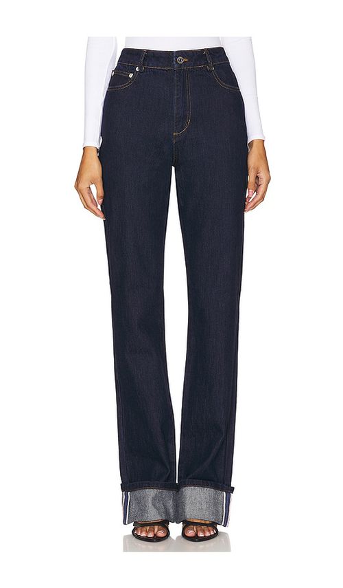 SER.O.YA JEANS ASHTON HIGH RISE SLIM FLARE in Denim-Dark. Größe 28. Also in 23, 24