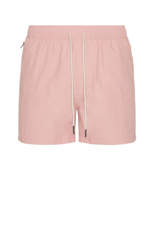 OAS Blush Nylon Swim Shorts in Blush