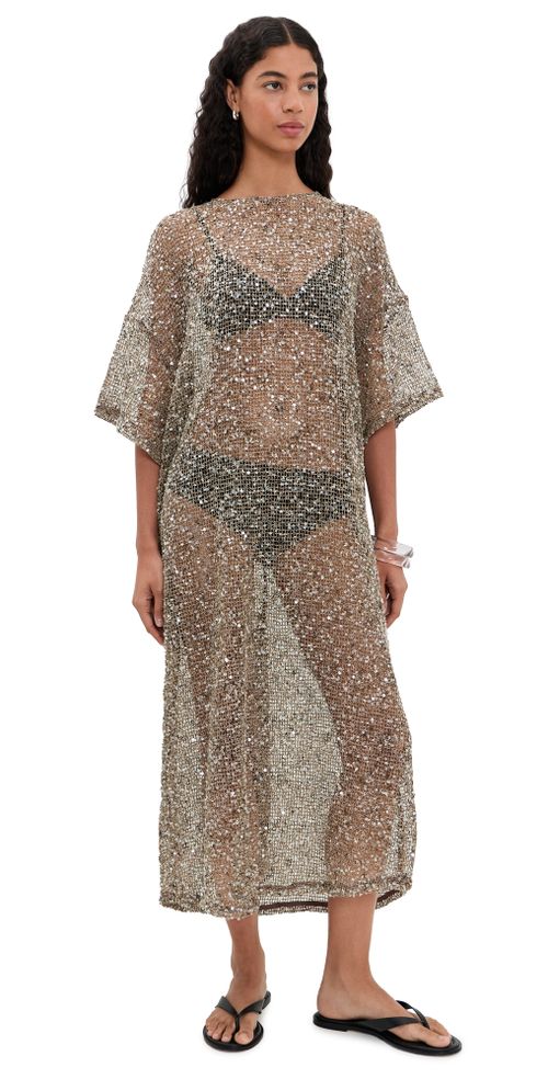 Ivette Sequin Dress Mocha