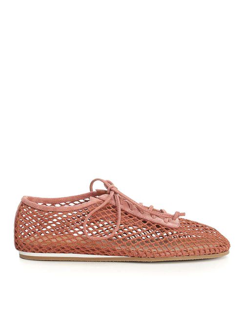 Mesh Lace-Up Shoes