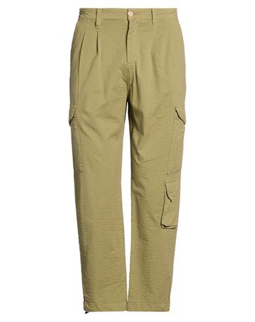 Bl.11 Block Eleven Man Pants Military green Size 28 Cotton, Elastane