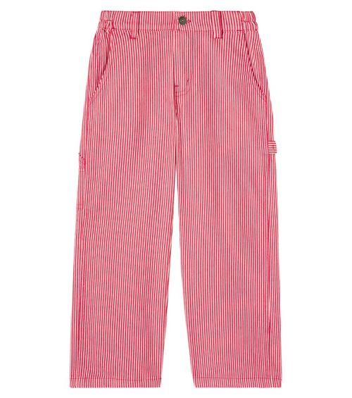 Konges Sløjd Luc striped cotton twill pants