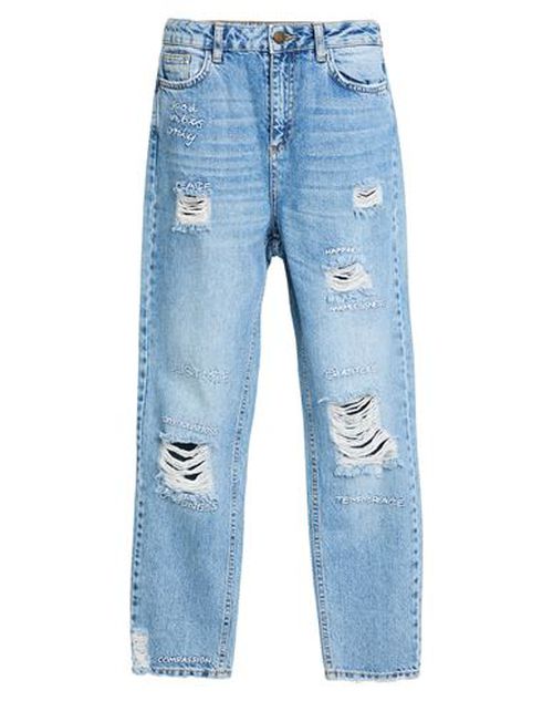 Woman Jeans Blue Size 26 Cotton
