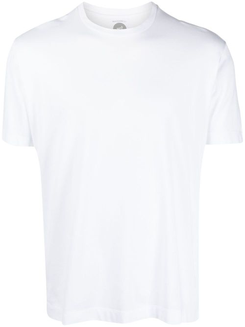 Round-neck short-sleeve T-shirt - White
