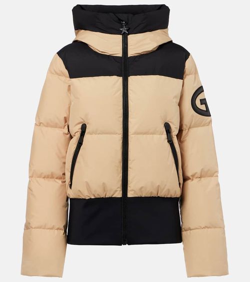 Village quilted down ski jacket