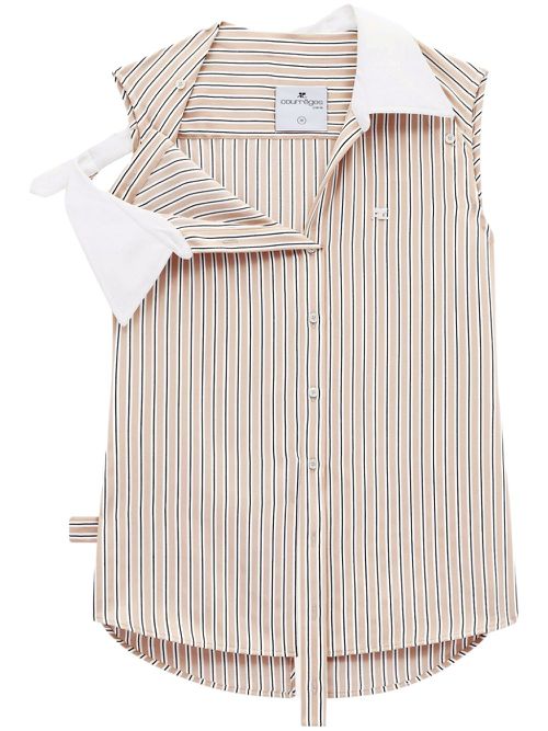 Striped shirt - Brown