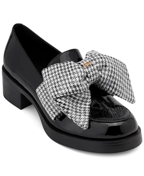 KARL LAGERFELD Paris Women's Camilla Loafer with Oversized Bow