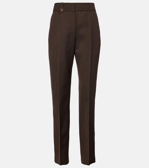 Tibau high-rise straight pants