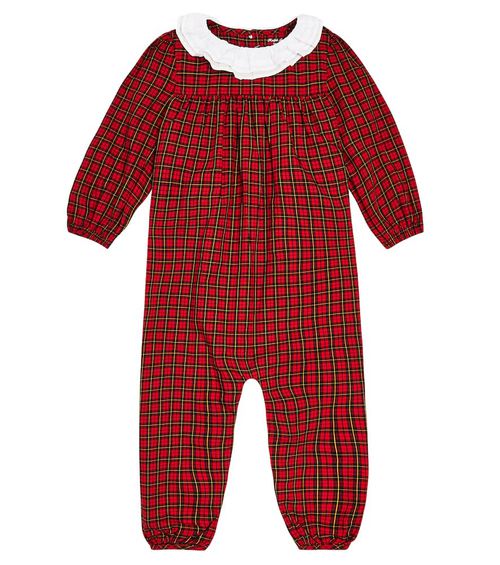 Polo Ralph Lauren Kids Baby checked dress and bloomers