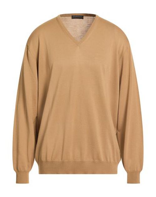 Man Sweater Beige Size 48 Virgin Wool