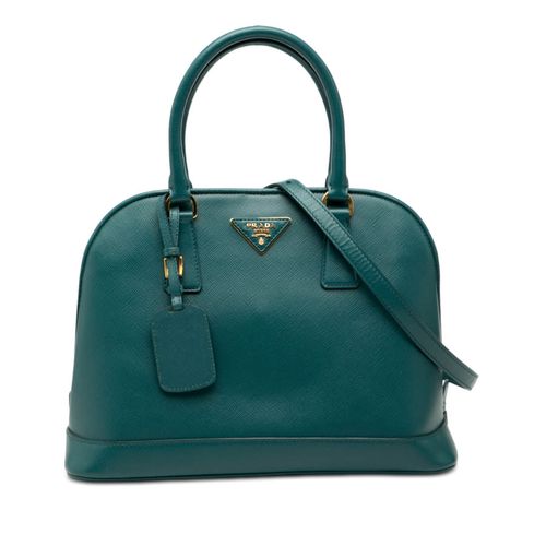 Pre-owned Medium Saffiano Lux Open Promenade Satchel 6H2AJV8IJ371RZV1