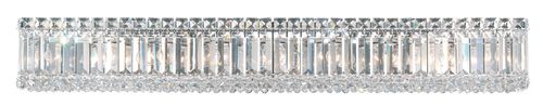 Quantum 9-Light Bathroom Vanity Light in Stainless Stee