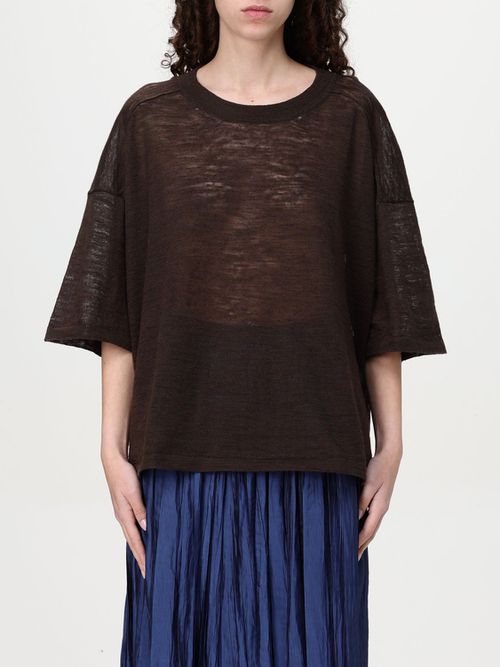 T-Shirt ROBERTO COLLINA Woman color Brown