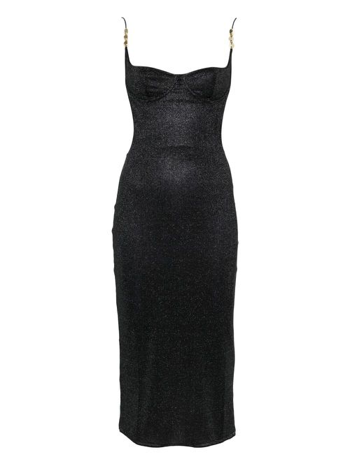 Glazed Lumière dress - Black