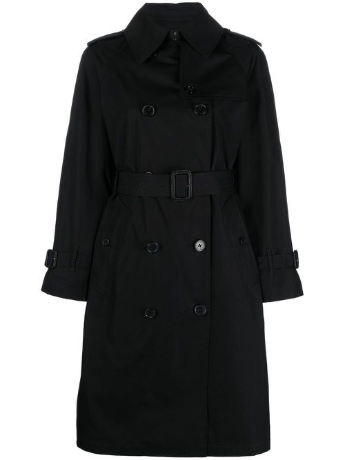 Muirkirk belted trench coat - Black