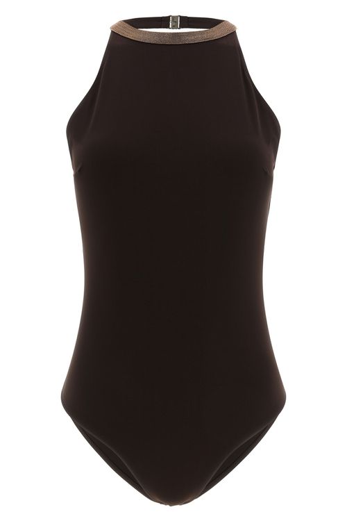 'Precious Collar' One-Piece Swimsuit