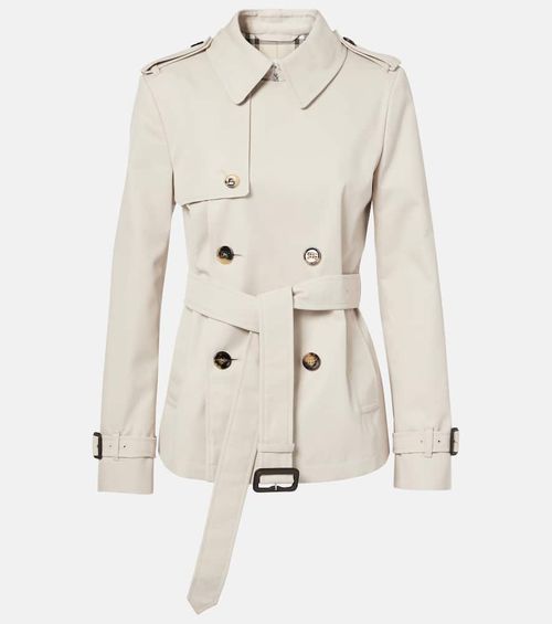 Gabardine trench coat