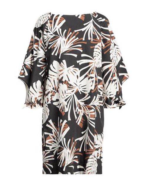 Alpha Studio Woman Midi dress Black Size 2 Cotton