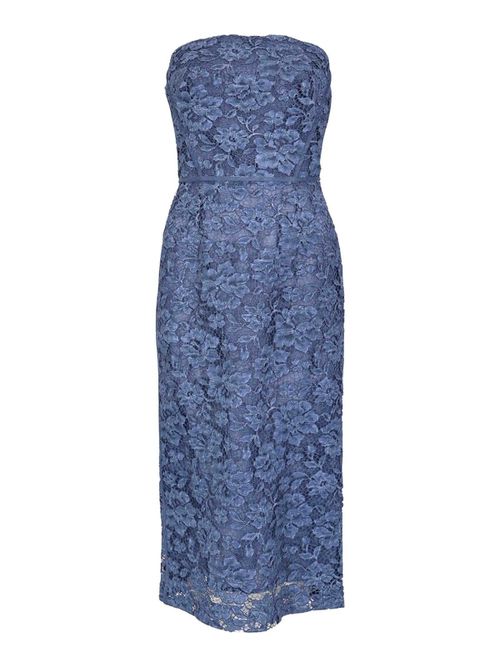 Cotton Blend Lace Sheath Dress