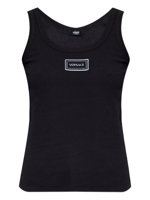 Logo cotton tank top