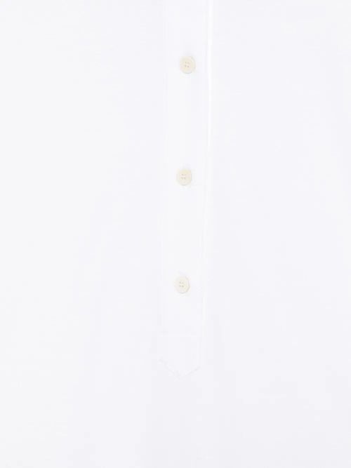 Short-Sleeved Cotton Polo Shirt