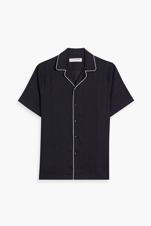 Hibbert linen shirt - Blue - M