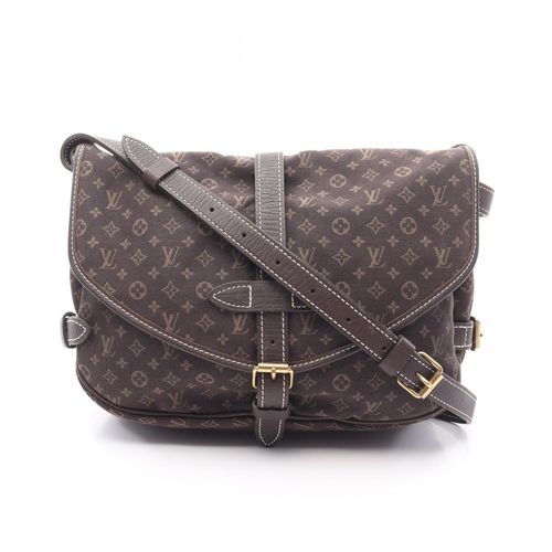 Louis Vuitton Brown Ebene Canvas Monogram Mini Leather Shoulder Bag Pre-Owned