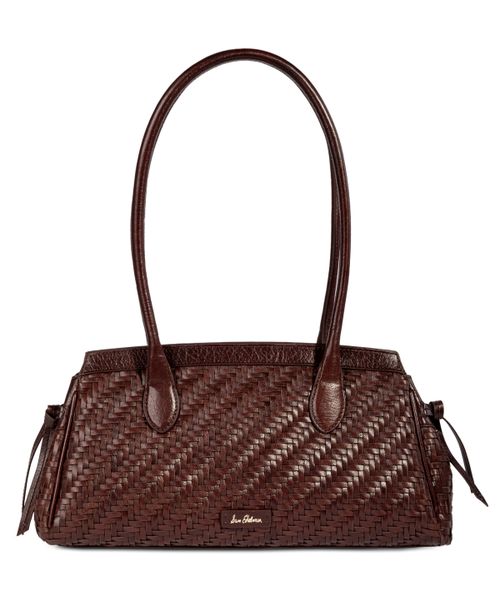 Kasey Handwoven Medium Shoulder Handbag - Spiced Pecan