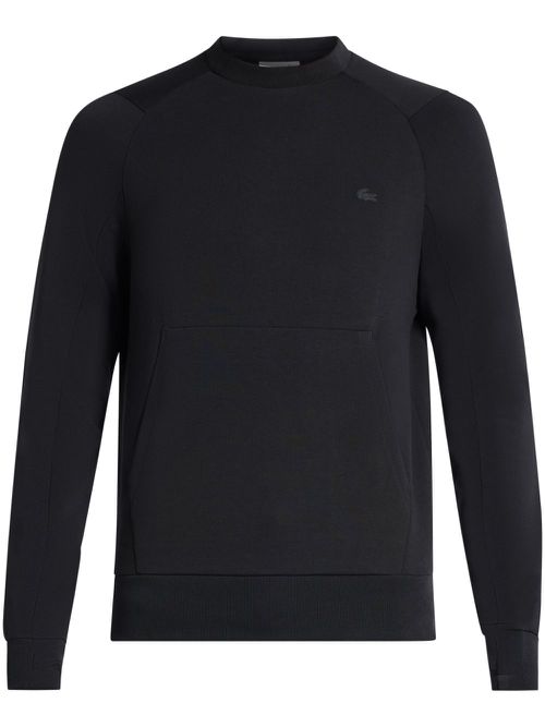 Pouch-pocket fleece sweatshirt - Black