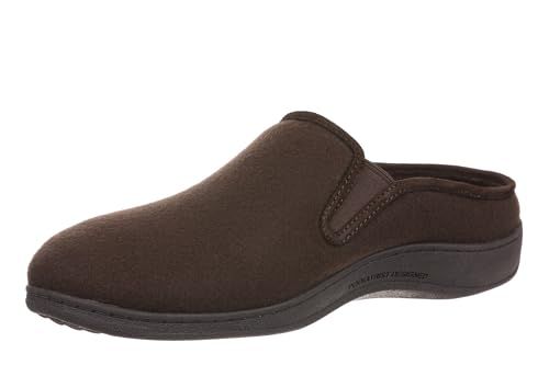 Vionic Unwind Mule Slippers Black Felted Fabric