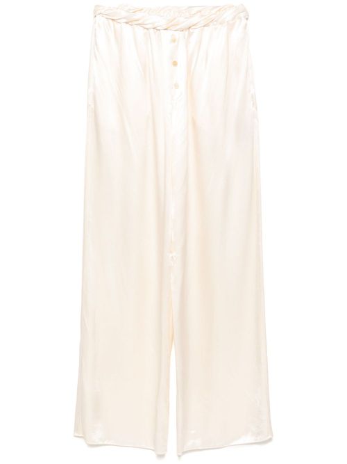 Satin trousers - Neutrals