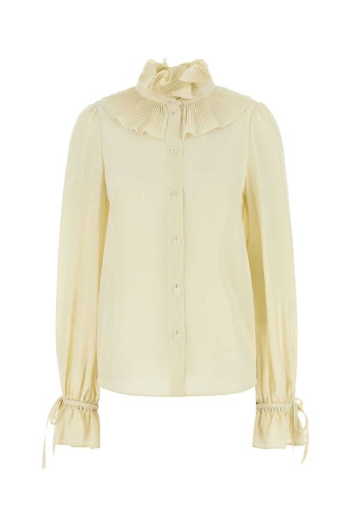 Solid Shirt — Beige