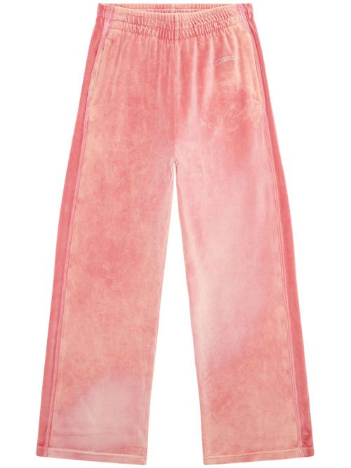 Diesel ローライズ ベルベットパンツ - ピンク