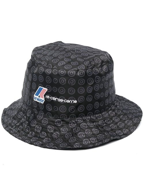 10 CORSO COMO x K-Way logo-print bucket hat - Black