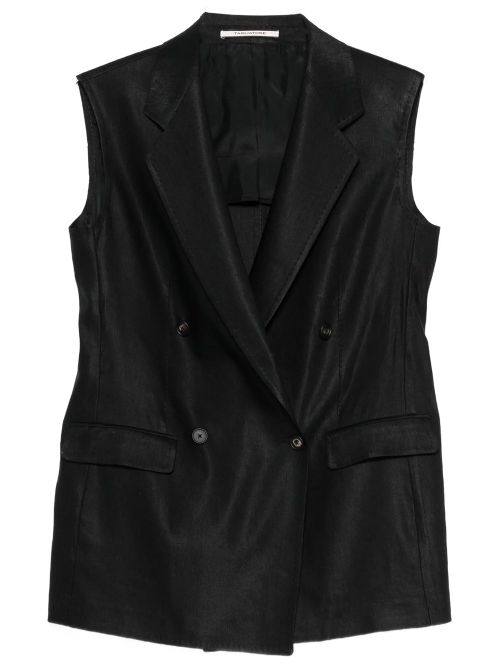 Double-Breasted Sleeveless Waistcoat