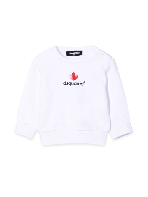 Babies White Cotton Sweatshirt