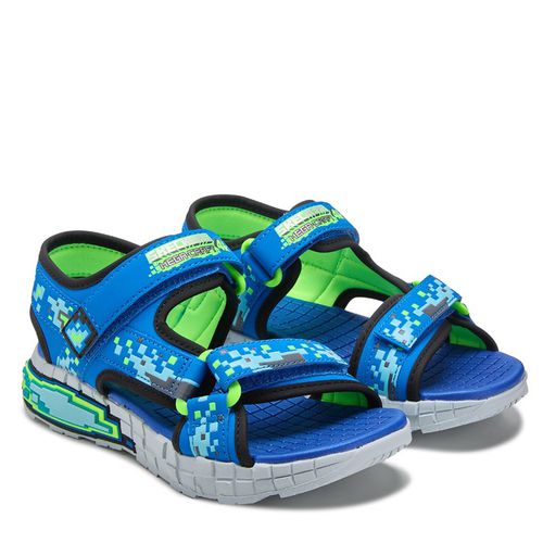Kids' Mega-Splash 4k Sandal Little/Big Kid Sandals (Blue/Lime)