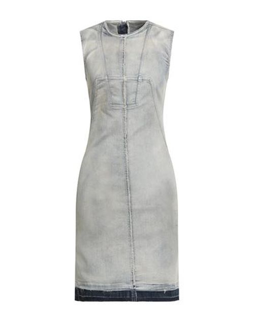 Woman Mini dress Blue Size M Cotton, Elastomultiester, Rubber