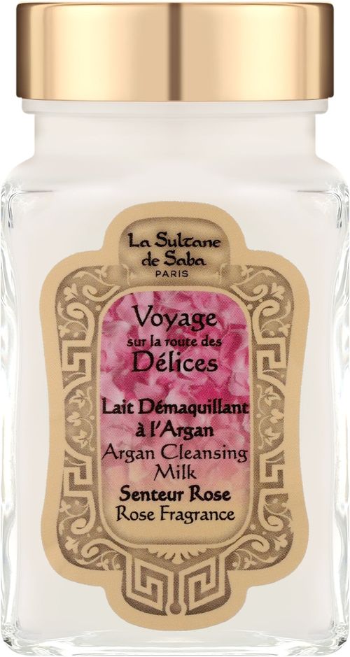 Latte detergente per il viso 'Rose' La Sultane De Saba Argan Cleansing Milk