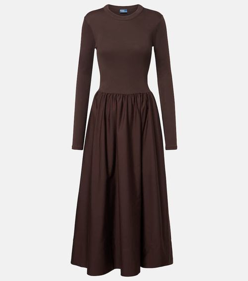 Cotton midi dress