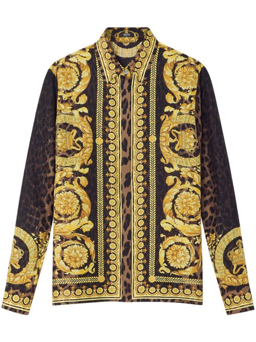 Wild Barocco silk shirt - Black