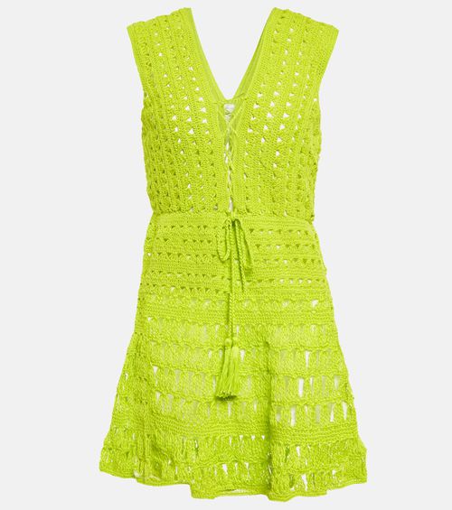 Anna Kosturova Jennifer crochet cotton minidress
