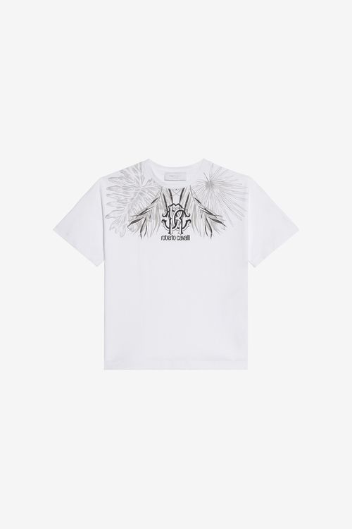 Jungle Print T-shirt With Monogram