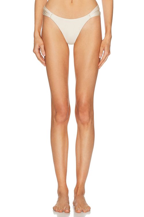 Shani Shemer Joss Bikini Bottom in Macadamia - Neutral. L also in M