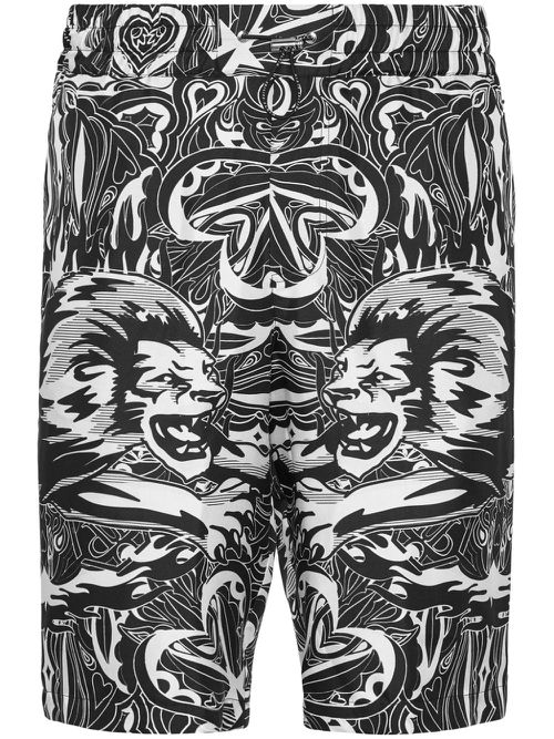 Tribal Circus silk shorts - Black