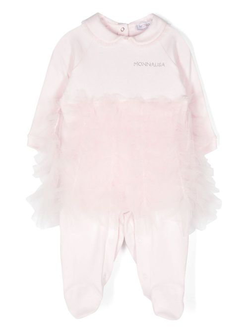 Tulle-detail pyjama - Pink